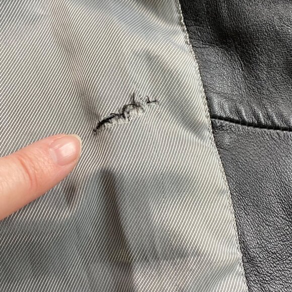 Pelle Studio By Wilsons Leather Jacket Womens Black XL Button Mid Long Classic - Picture 4 of 16